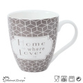 Eco-Friendly 20oz Custom Ceramic New Bone China Mug Cups